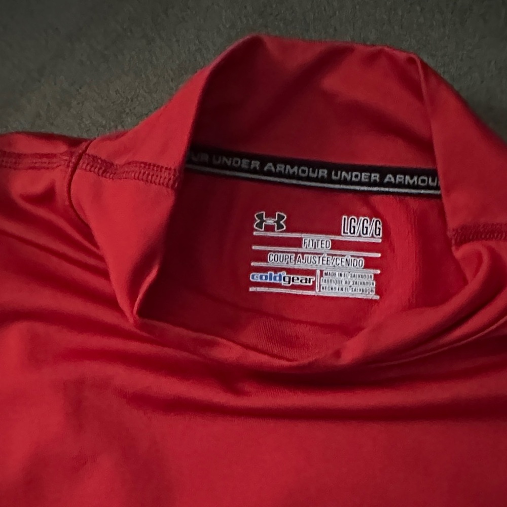 Under Armour Men's Long Sleeve Tee in Bold Red